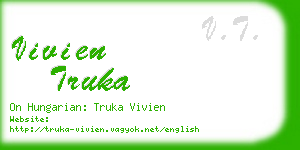 vivien truka business card